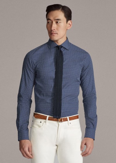 Camisa Ralph Lauren Geometric-Print Homem 49236-OZYP